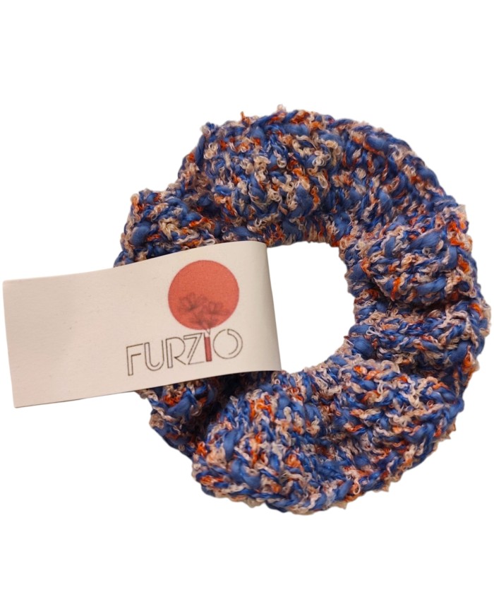 Scrunchie πλεκτό πολύχρωμο