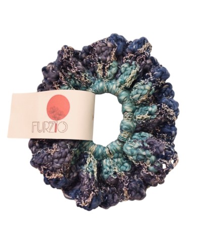 Scrunchie πλεκτό "παγωμένο βασίλειο"