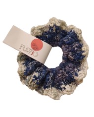 Scrunchie πλεκτό "παγωμένο βασίλειο"