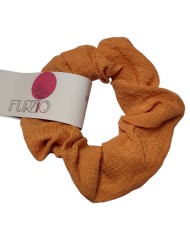 Scrunchie λινό υφασμάτινο
