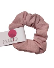 Scrunchie λινό υφασμάτινο