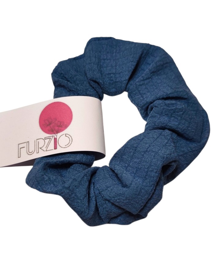 Scrunchie λινό υφασμάτινο