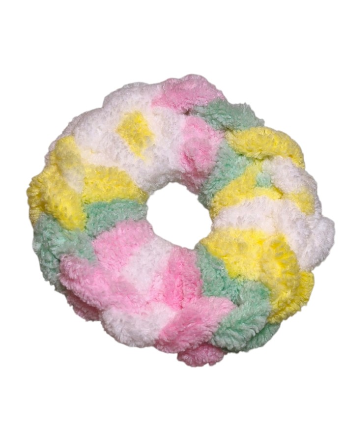 Puffy scrunchie ουράνιο τόξο