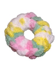 Puffy scrunchie ουράνιο τόξο
