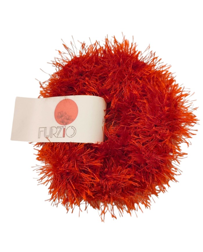 Χνουδωτό πλεκτό scrunchie