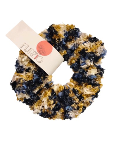 Blue Sand Elegance scrunchie