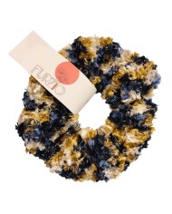 Blue Sand Elegance scrunchie