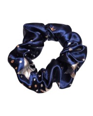 Scrunchie σατέν με αστεράκια