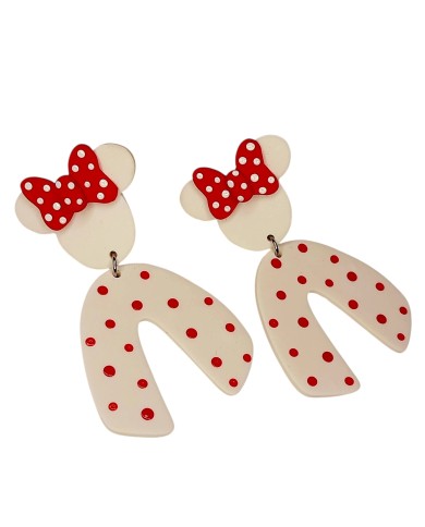 Σκουλαρίκια minnie mousse