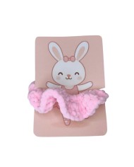 Scrunchie βελουτέ ζωάκια μπαλαρίνες